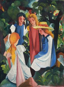 Four Girls — August Macke