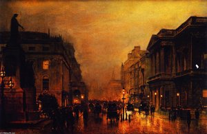 London, Pall Mall, And Saint James Street — John Atkinson Grimshaw