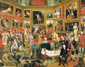 Die Tribuna Der Uffizien — Johann Zoffany