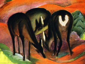 Trois Cerfs — Franz Marc