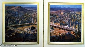 View Of Mecca — Alphonse Etienne Dinet (nasreddine Dinet)