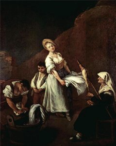 The Washerwomen — Pietro Longhi