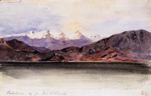 Die Küste Spaniens In Salabrena — Eugène Delacroix