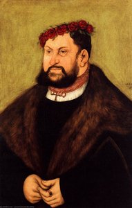 Erzählender Johannes Der Konstante Von Sachsen — Lucas Cranach Der Ältere