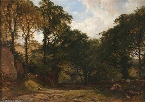 A Bit Of Shade, Bettws-y-coed — John James Syer