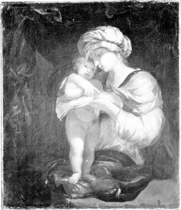 La Vierge Apprenant A Lire A L'enfant Jesus — Pierre Puget