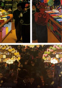 The Good Market (triptych) — Félix Vallotton