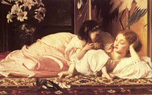 Mother And Child — Sir Frederic Lord Leighton
