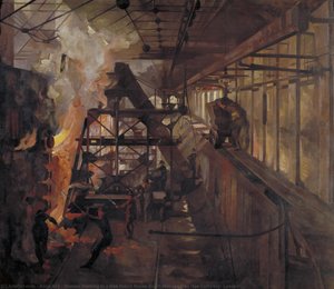 Women Working In A Gas Retort House South Metropolitan Gas Company, London — Anna Airy