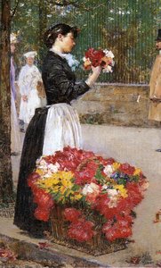 Flower Girl — Frederick Childe Hassam