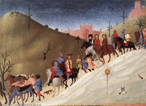 La Adoración De Los Magos — Sassetta