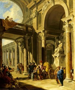 Alejandro Y El Nudo Gordiano — Giovanni Paolo Panini