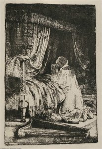 David Sui Suoi Ginocchi — Rembrandt Van Rijn