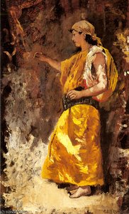Standing Arab Woman — Edwin Lord Weeks