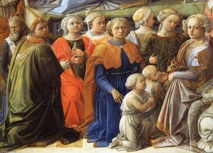 Coronation Of The Virgin (detail) — Filippo Lippi