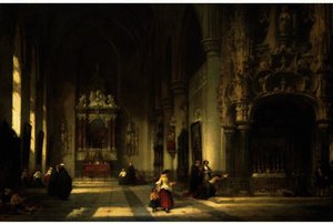 The Chapel Of St Nicholas, Dixmunde, Flanders — David Roberts