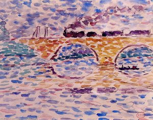The Viaduct — Henri Edmond Cross