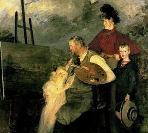 The Thaulow Family — Jacques-émile Blanche