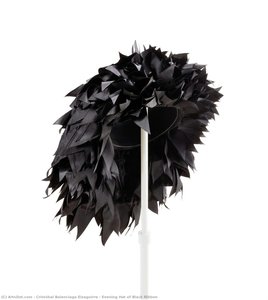 Evening Hat Of Black Ribbon — Cristóbal Balenciaga Eizaguirre