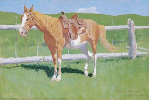 Studio Di Un Cavallo Sauro — Frederic Remington