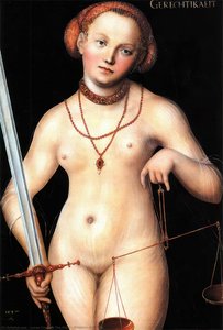 Allegorie Der Gerechtigkeit — Lucas Cranach Der Ältere