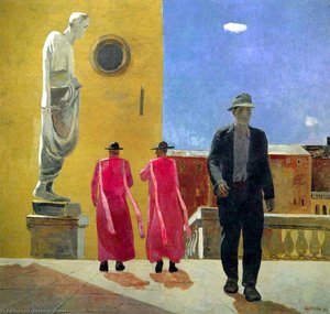 A Street In Rome — Aleksandr Deyneka