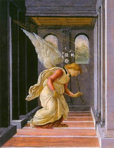 Die Verkündigung (detail) — Sandro Botticelli