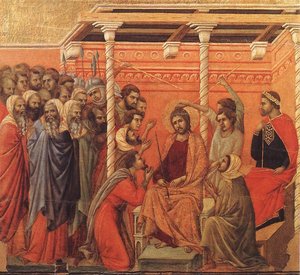 Thron Der Dornen — Duccio Di Buoninsegna