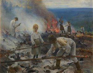 Under The Yoke (burning The Brushwood) — Eero Järnefelt