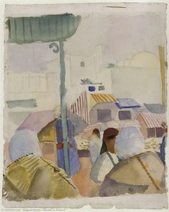 Mercato A Tunisi Ii — Augusto Macke