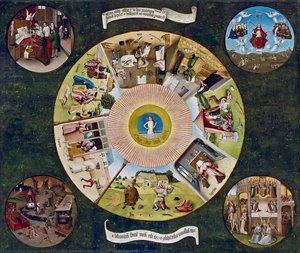Los Siete Pecados Capitales — Jerónimo Bosch