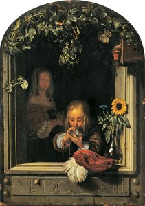 Boy Blowing Bubbles — Frans Van Mieris