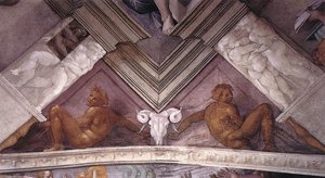 Bronzové Nudy — Michelangelo Buonarroti