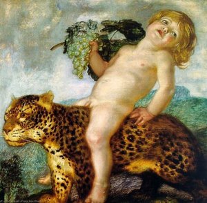 Boy Bacchus Riding On A Panther — Franz Ritter Von Stuck