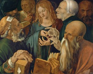 Jesus Unter Den Gelehrten — Albrecht Dürer