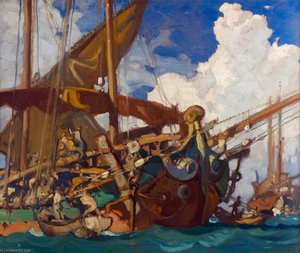 Venetian Traders — Frank Brangwyn