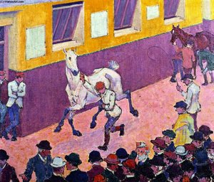 Showing The Paces, Aldridge's — Robert Polhill Bevan