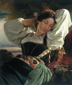 Girl From Sabin Mountains — Franz Xavier Winterhalter