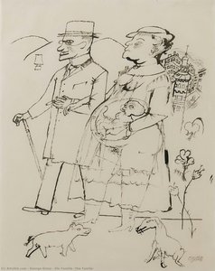 Die Familie (the Family) — George Grosz