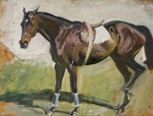 Studie Eines Braunen Rennpferdes — Sir Alfred James Munnings