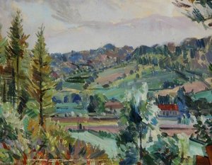 Cornish Landscape (verso) — Elliott Seabrooke