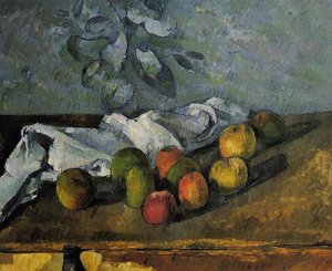 Jablá A Servietka — Paul Cézanne