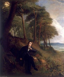 Keats Listening To A Nightingale On Hampstead Heath — Joseph Severn