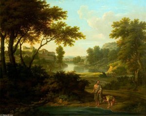 Diogenes Throwing Away His Bowl — George Washington Thomas Lambert