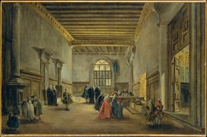 The Antechamber Of The Sala Del Maggior Consiglio — फ्रांसेस्को गार्डि