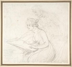 The Drawing Lesson — Thomas Rowlandson