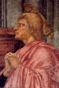 Trinity (detail) — Masaccio