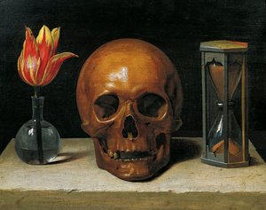 Still-life With A Skull — Philippe De Champaigne