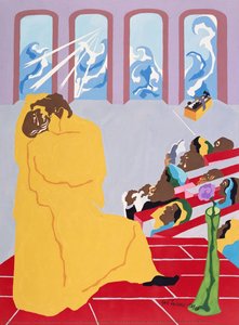 Genesis Creation Sermon Ii: And God Brought Forth The Fimament And The Waters — Jacob Lawrence