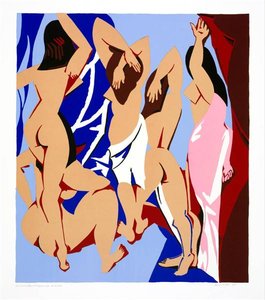 Les Demoiselles D'avignon Vues De Derri Re — Patrick Caulfield